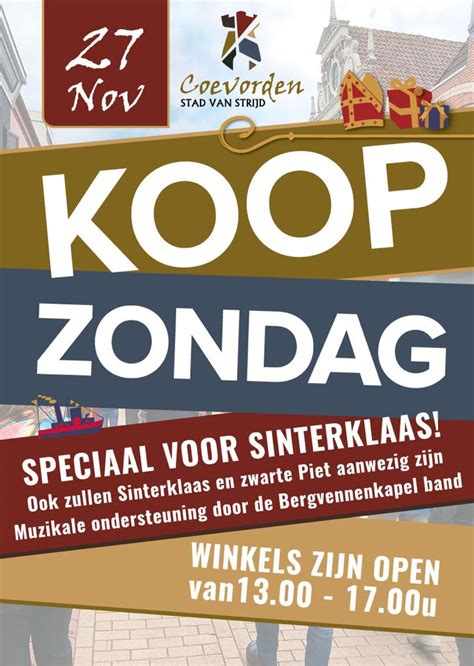 koopzondag coevorden
